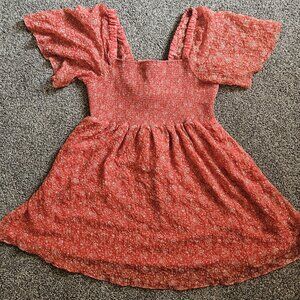 Madewell Plus Seersucker Lucie Tie-Back Mini Dress in Piazza Floral